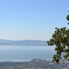 Blick auf den Trasimeno See vom, Ferienhaus in Umbrien der Casa Bramasole