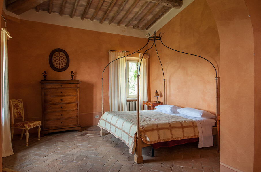 Nach einem langen Urlaubstag in der Toskana erwartet Sie ein erholsamer Schlaf in der Ferienvilla Fontanelle