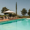 Privater Pool mit Ausblick in Lavacchio in Montalcino Toskana