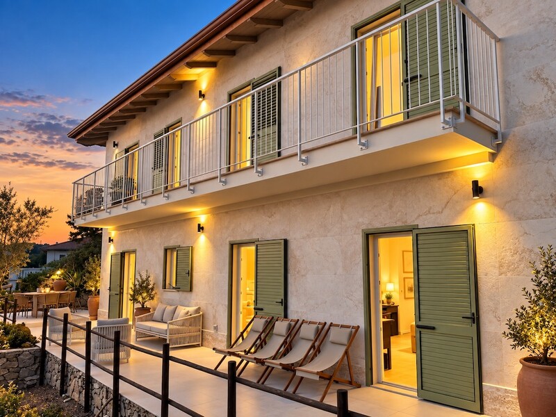 roc villa castiglioncello tuscany - facciata .