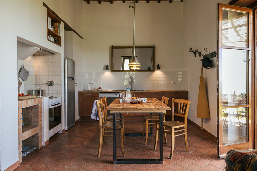 Küche in der Casa Campori im Ferienhaus in Umbrien