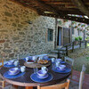 Überdachte Terrasse im Ferienhaus Macennere bei Lucca in der Toskana