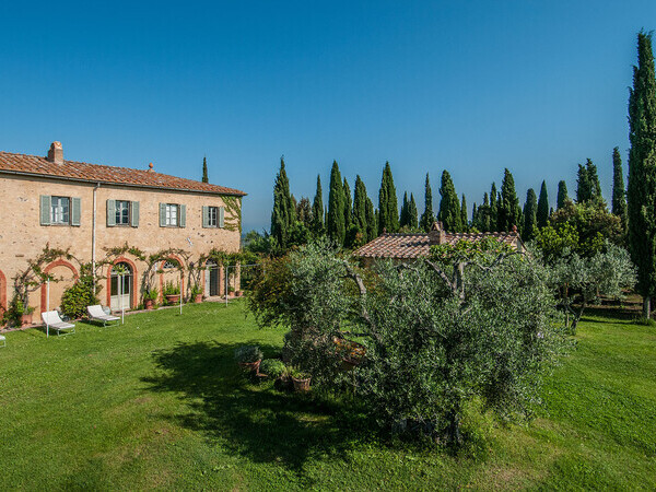 Fontanelle Villa bei Montalcino in der Toskana