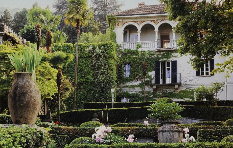 Villa Ghis am Lago Maggiore mit prächtigem Park