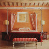 Elegantes Schlafzimmer in der Villa bei Montalcino Toskana