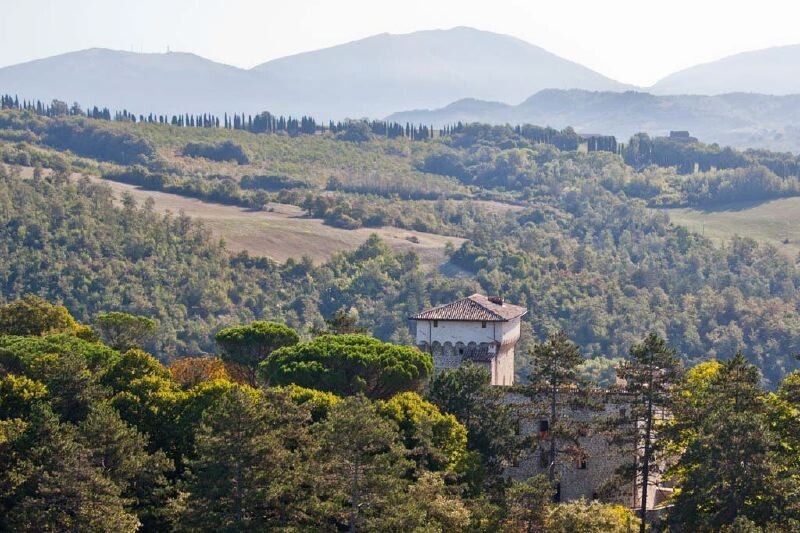 Gubbio Umbrisches-Land Umbrien Castello dei Bonaparte gallery 003 1653591546