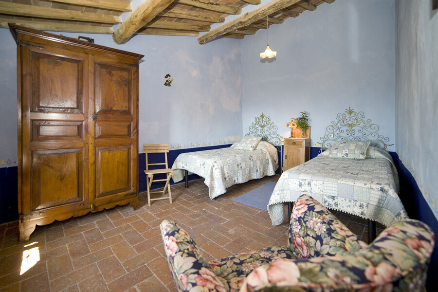 Für Kinder steht im Giannello ein Zimmer mit zwei Einzelbetten zur Verfügung