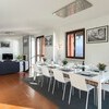 Esszimmer der Villa Falcone am Lago Maggiore