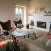 Modern styled living room in Casa Winther in Umbria