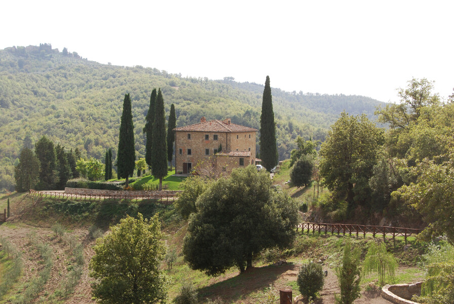 Das Ferienhaus La Maccinaia liegt idyllisch in den Hügeln der Toskana