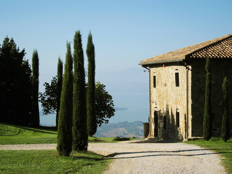 Casa Bramasole über dem Lago Trasimeno in Umbrien