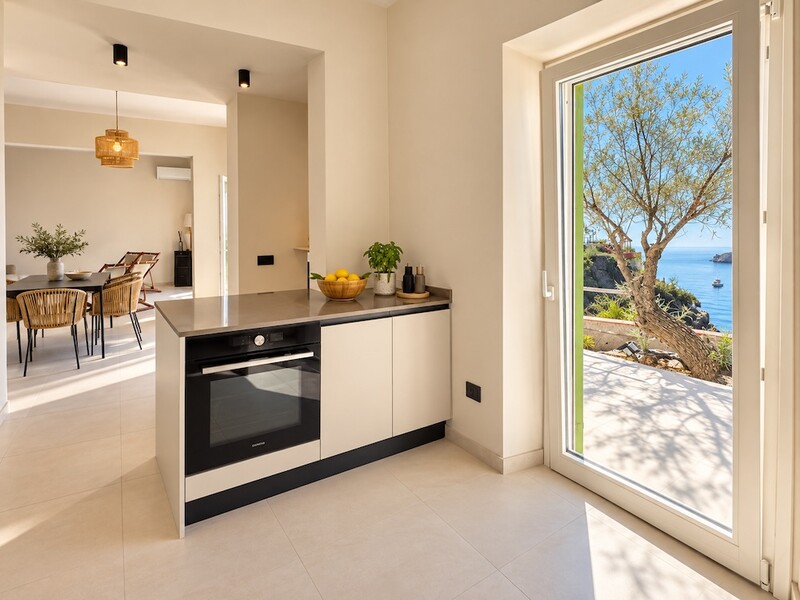 roc villa castiglioncello tuscany - cucina open space.
