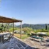 Terrasse mit atemberaubendem Blick vom Ferienhaus bei Lucca