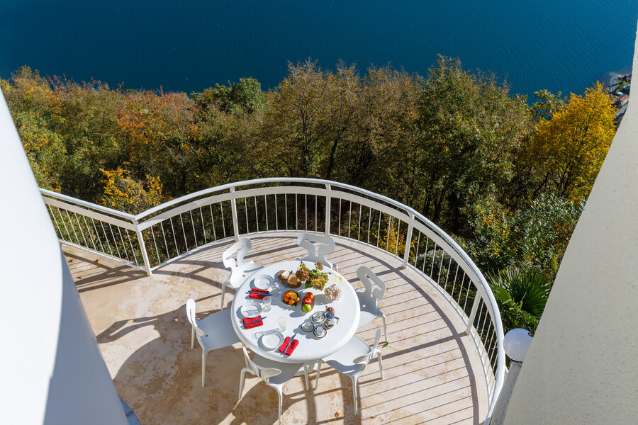 Villa Ponti Bellavista top terrace from roof